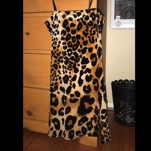 Chic BRAND NEW never worn cheetah print mini dress